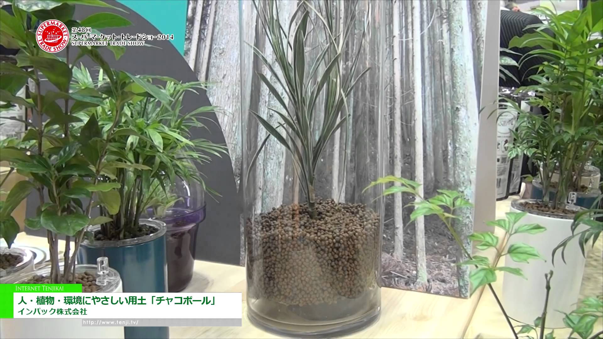 [第48回スーパーマーケット・トレードショー2014]  人・植物・環境にやさしい用土「チャコボール」 – インパック株式会社