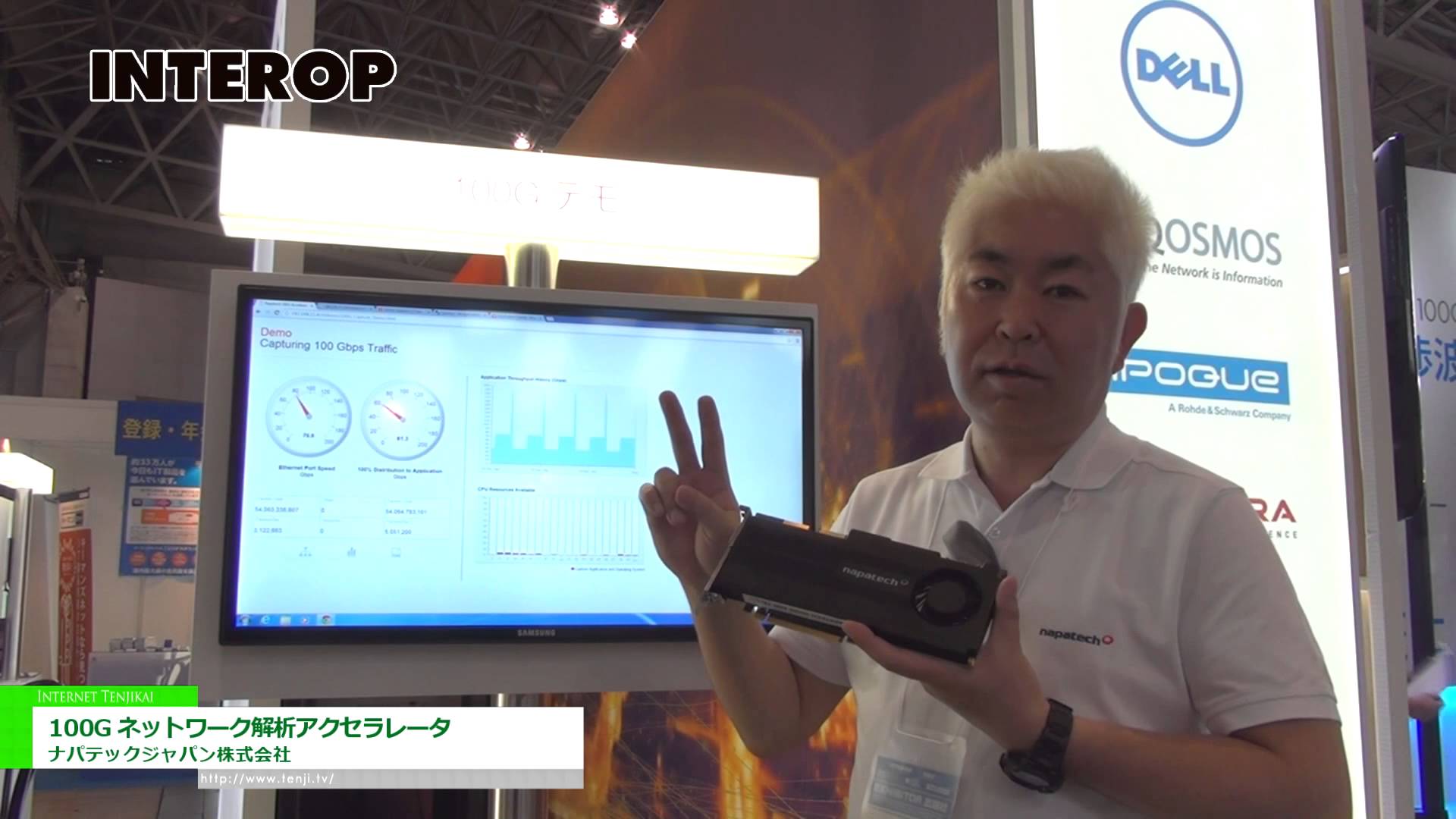 [Interop Tokyo 2014] 100G ネットワーク解析アクセラレータ「1 × 100 Gbps NT100E3-1-PTP」 – ナパテックジャパン株式会社