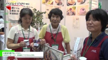 [第11回 アグリフードEXPO 東京 2016] 小美玉市産ブルーベリー – 小美玉市ブルーベリー生産組合「べりちゃん工房」