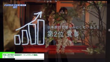 [インバウンドビジネス総合展 2017] 外国人旅行者PR動画制作「インバウンド動画」 – ヘループ株式会社