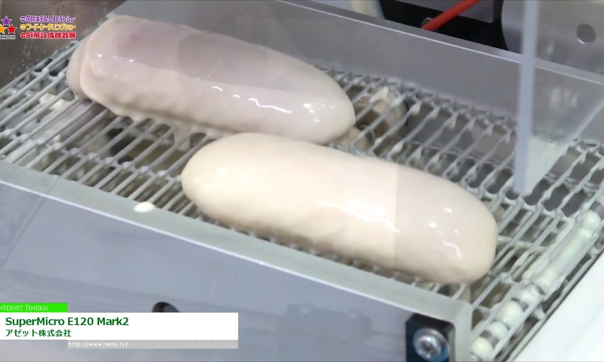 [HCJ 2018] 卓上型チョコレート・エンローバー「SuperMicro E120 Mark2」 – アゼット株式会社