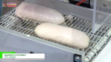 [HCJ 2018] 卓上型チョコレート・エンローバー「SuperMicro E120 Mark2」 – アゼット株式会社