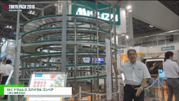 [TOKYO PACK 2018 ] DLC ドラムレス スパイラル コンベア – 三鈴工機株式会社