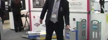 [2011 東京トラックショー] 折りたたみ式台車 MTカートWing – 森山鉄工