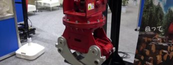 [NEW環境展 2019] ブレーキ制御付き・自由旋回式「グリップる(R) アタッチメント」 – 有限会社ウエスト興行八頭／マルマテクニカ株式会社