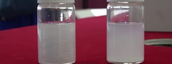 ウォーターコート「ナノファイバージェル(R)」(日本語字幕付き)