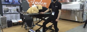 [エンディング産業展 2021] 充電式電動棺リフター140 – AUDEN JAPAN オーデン・ジャパン
