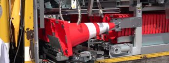 [ハイウェイテクノフェア 2021] 車載式自動規制装置「オンボードラックコーン」 - 株式会社ネクスコ・メンテナンス新潟