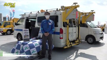 [ハイウェイテクノフェア 2021] 3次元デジタル道路データ測定車「3D DHDV」 - 日本道路株式会社