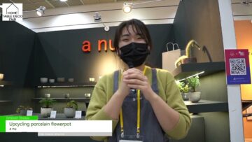 [HOME TABLE DECO FAIR 2021] Upcycling porcelain flowerpot - a nu