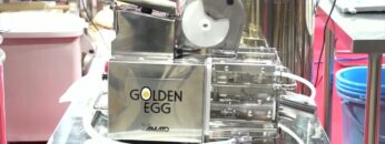 [FOOD STYLE Japan 2022] 卓上型業務用 半熟卵剥き機 「ゴールデンエッグ」 - 株式会社大和製作所