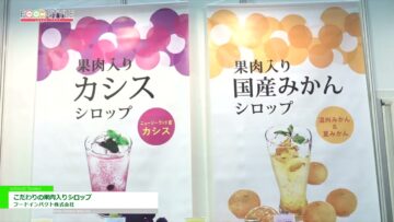 [FOOD STYLE Japan 2022] こだわりの果肉入りシロップ - フードインパクト株式会社