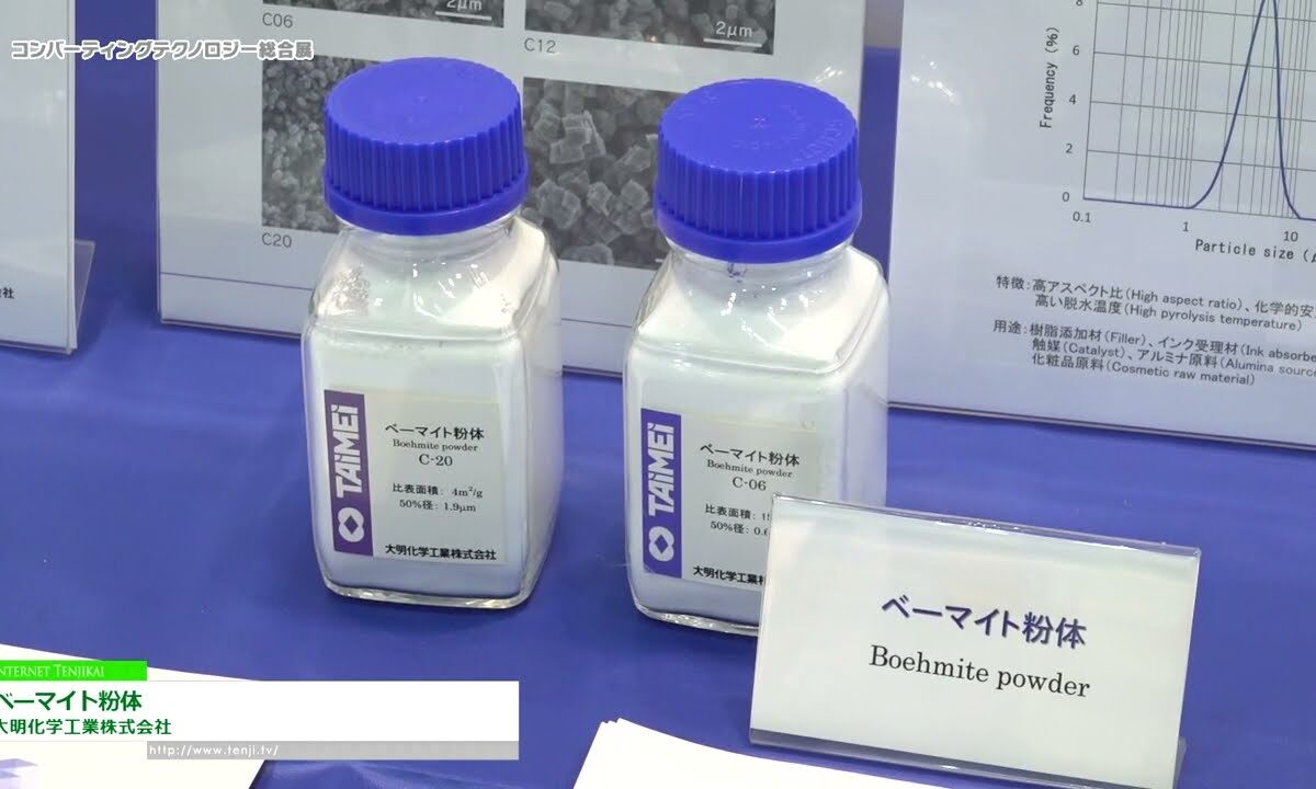 [コンバーティングテクノロジー総合展2023] ベーマイト粉体 - 大明化学工業株式会社
